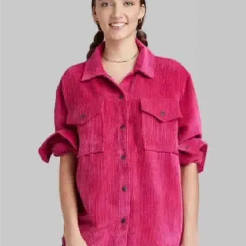 Target Pink Corduroy Jacket